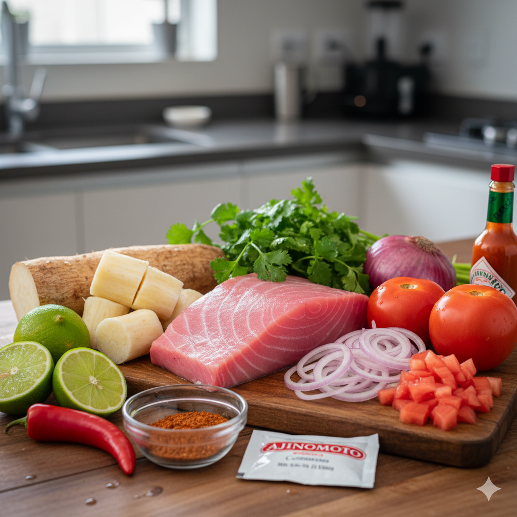 18 ingredientes del encebollado tradicional guayaquileño